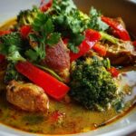 Thai Green Curry Chicken Soup