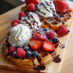 Valentine Waffle Breakfast Board