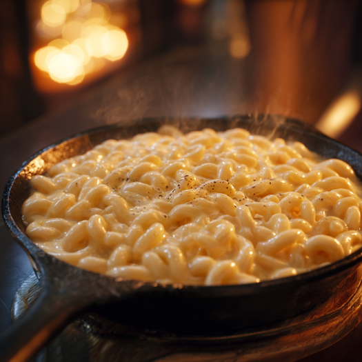 Easy Creamy & One-Pot Dinner Ideas for Fast Weeknight Dinners 14 Cheesy skillet macaroni dinner