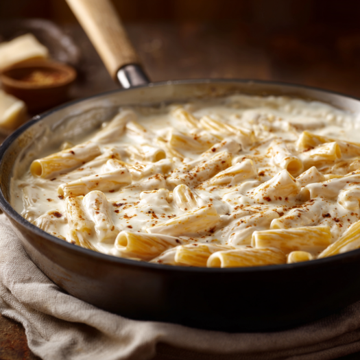 Easy Creamy & One-Pot Dinner Ideas for Fast Weeknight Dinners 16 Creamy Alfredo macaroni skillet