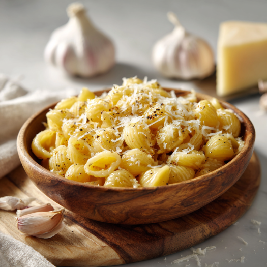 Easy Creamy & One-Pot Dinner Ideas for Fast Weeknight Dinners 17 Creamy garlic parmesan macaroni