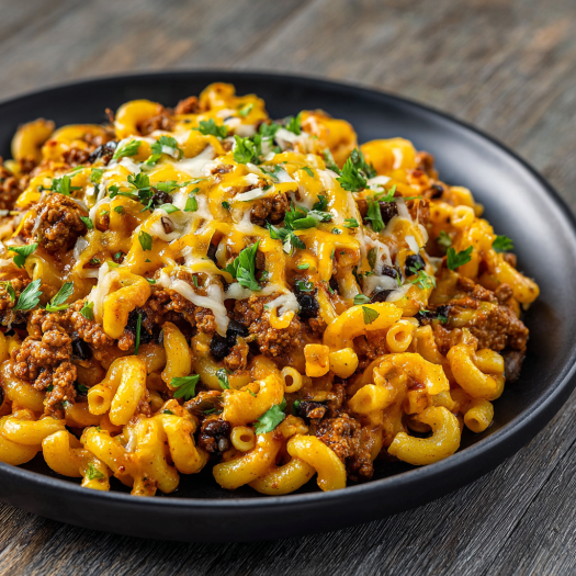 Easy Creamy & One-Pot Dinner Ideas for Fast Weeknight Dinners 18 Cheesy taco mac and cheese
