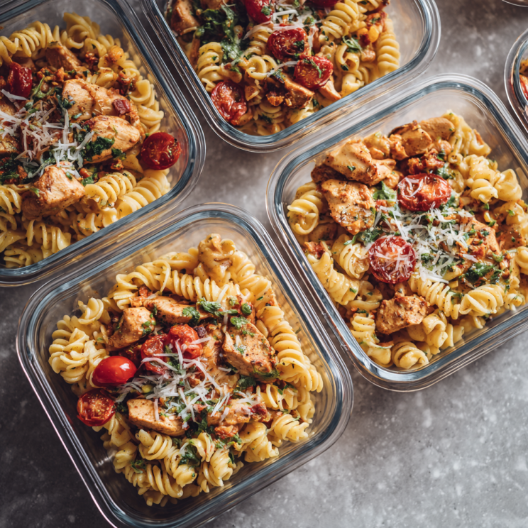 Easy Creamy & One-Pot Dinner Ideas for Fast Weeknight Dinners 23 Meal-prep chicken pasta bowls