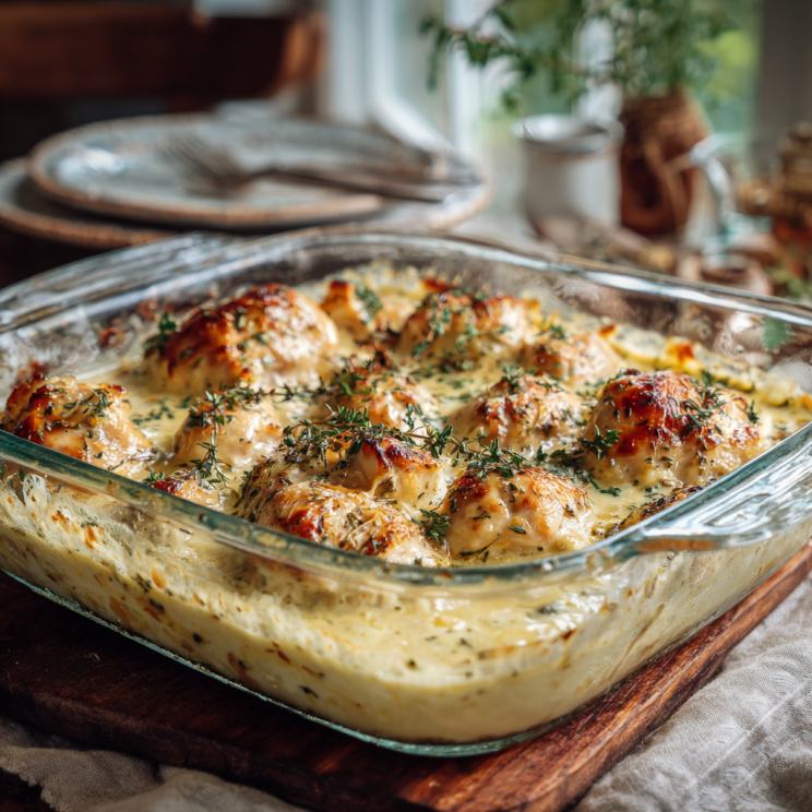 Easy Creamy & One-Pot Dinner Ideas for Fast Weeknight Dinners 3 One-pot creamy ranch chicken bake