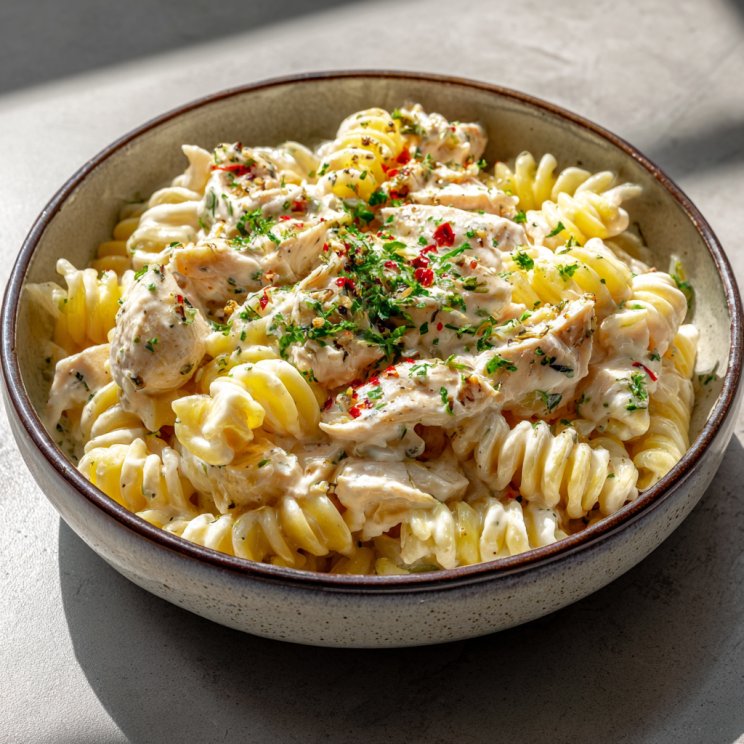 Easy Creamy & One-Pot Dinner Ideas for Fast Weeknight Dinners 21 Creamy Greek yogurt chicken pasta