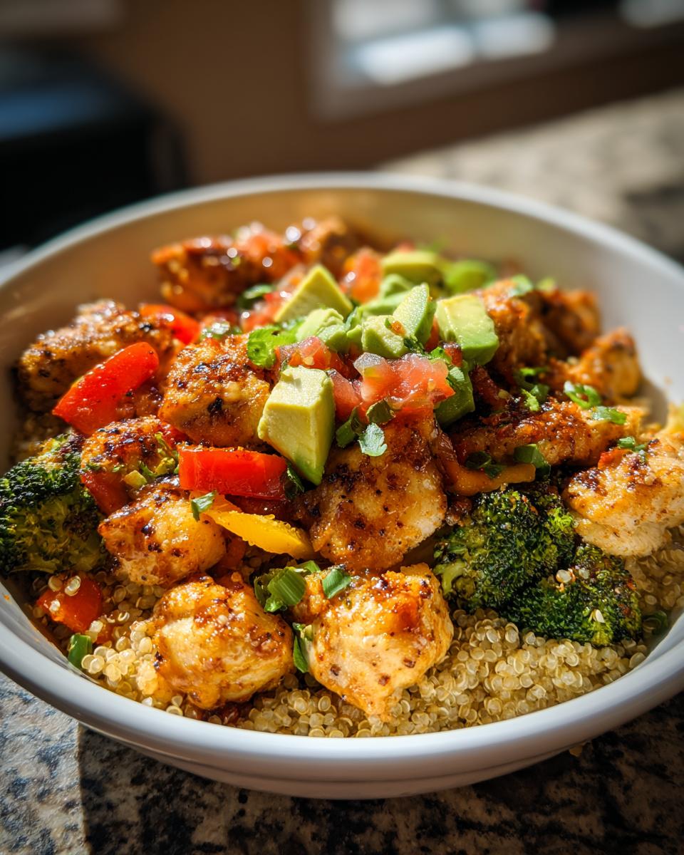 Air Fryer Chicken & Veggie Protein Bowls - detail 1