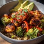Air Fryer Chicken & Veggie Protein Bowls
