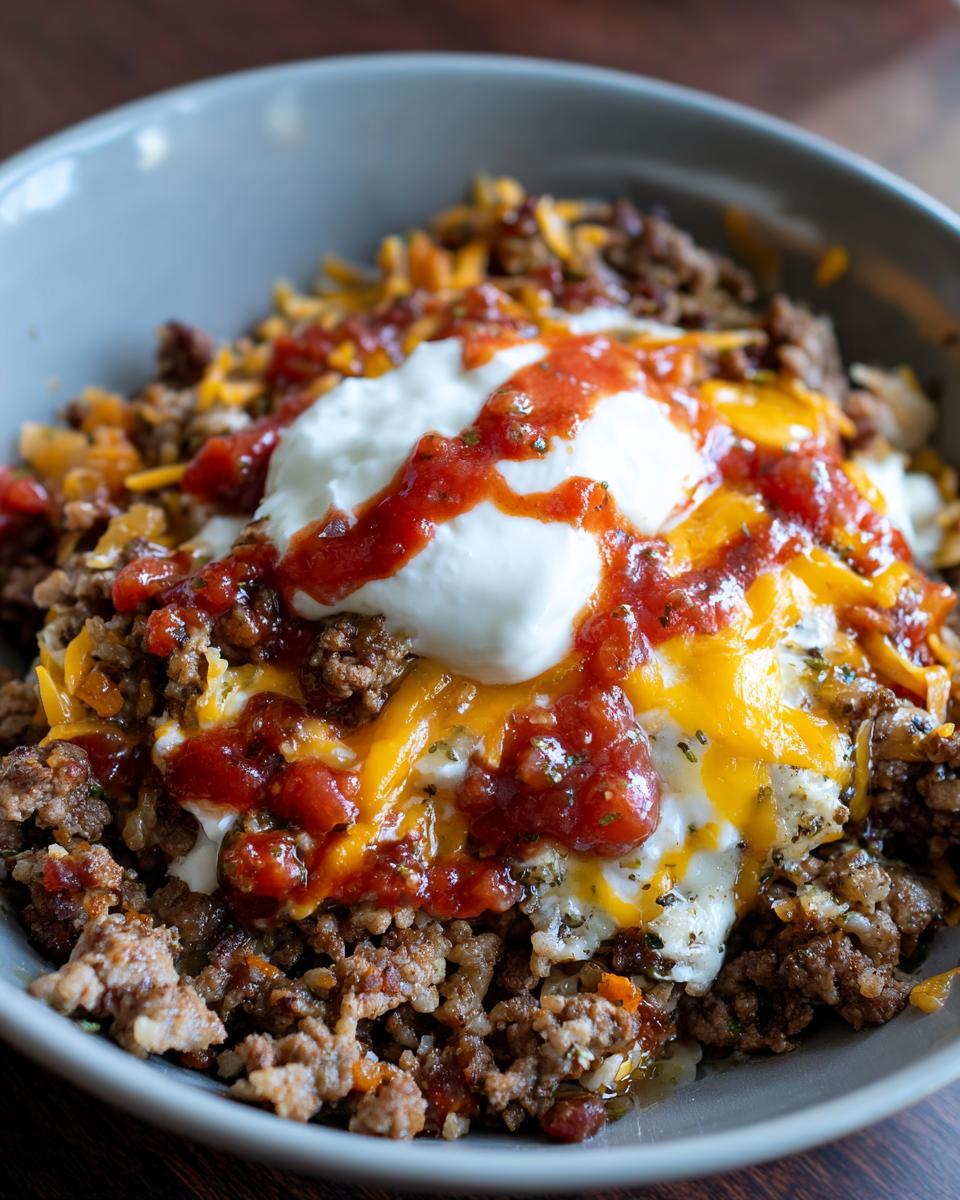 Budget Keto Dinner: 5 Ingredients = No Hassle! 5 Budget Keto Ground Beef Dinner (5 Ingredients Only) - detail 2