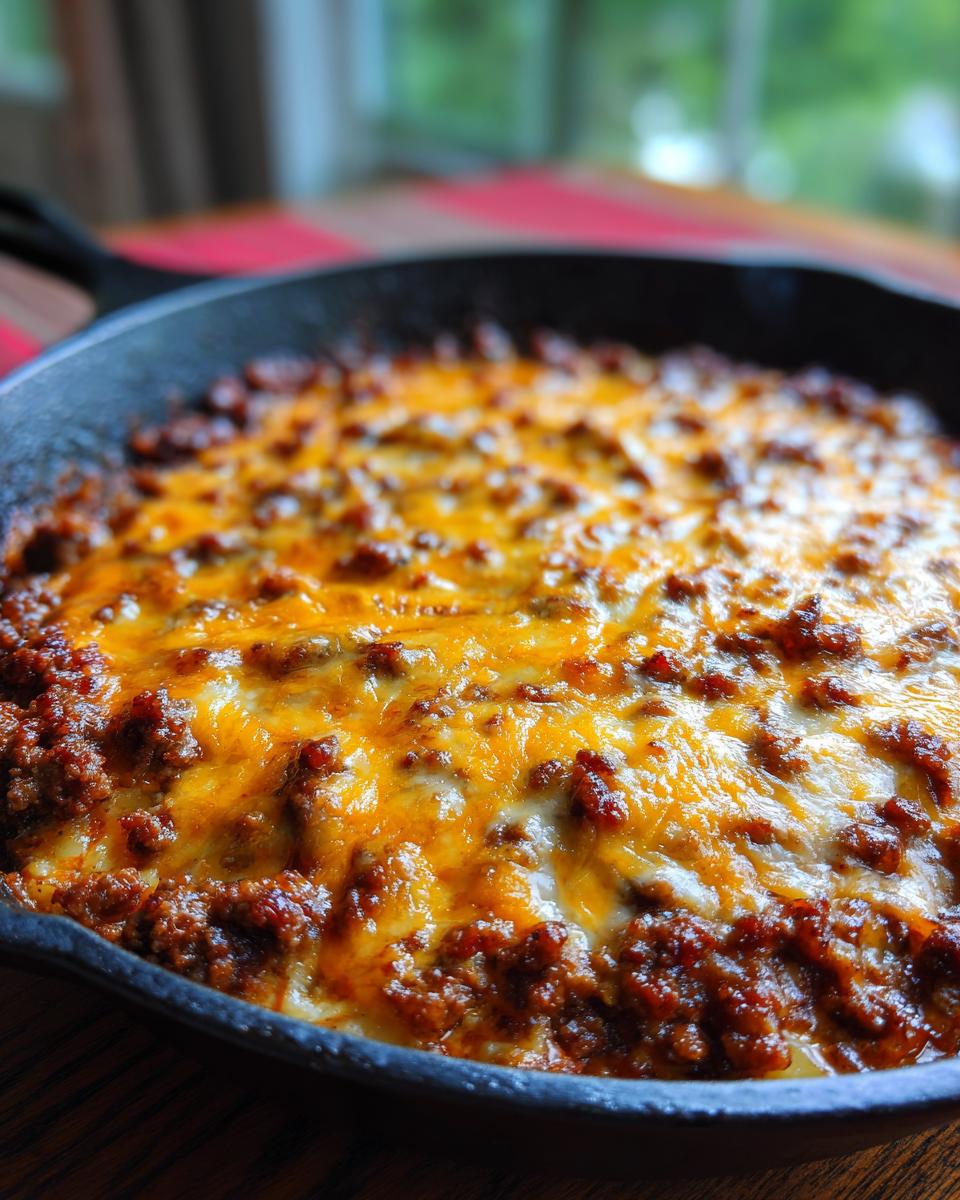 Cheesy Beef & Potato Skillet (Comfort Dinner, No Pasta) - detail 1