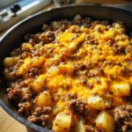 Cheesy Beef & Potato Skillet (Comfort Dinner, No Pasta)