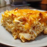 Cheesy Chicken & Rice Bake (One Dish Dinner)