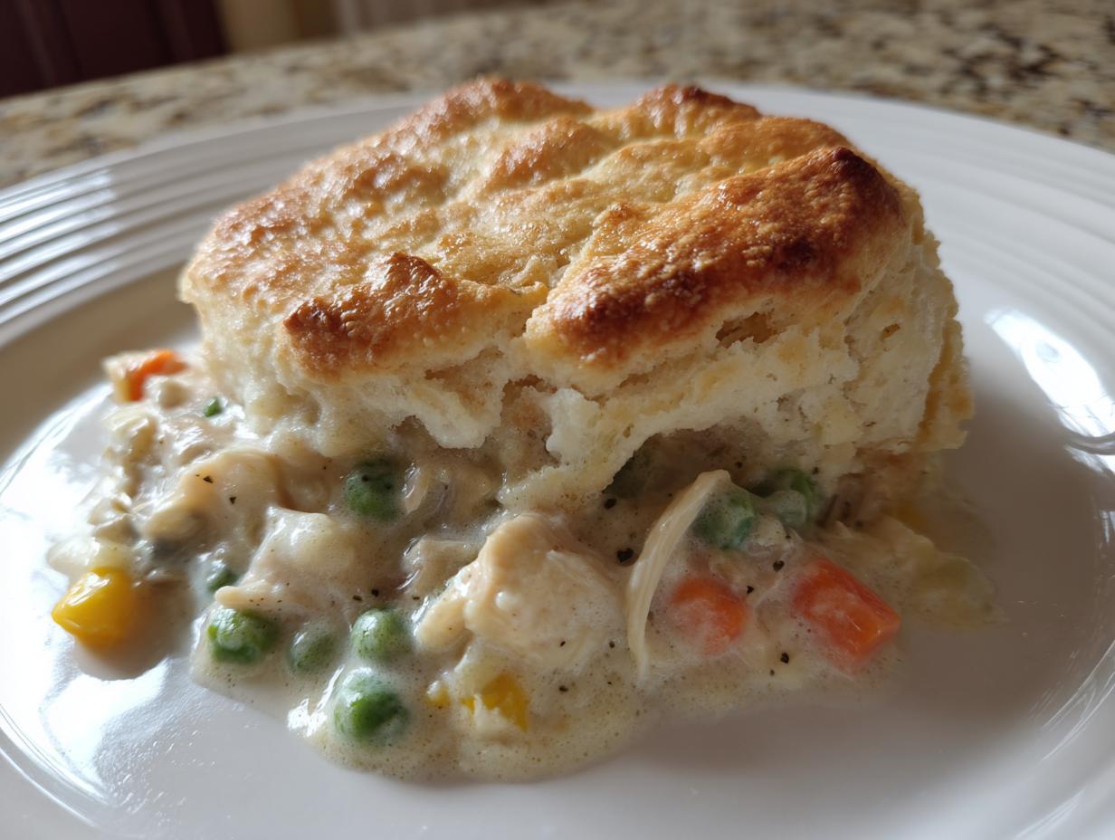 Unbelievably Easy: 1 Perfect **Chicken Pot Pie Casserole** 5 Chicken Pot Pie Casserole (No Crust, Extra Creamy) - detail 2