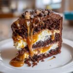 1-Pan Chocolate Caramel Dump Cake You’ll Love! 10 Chocolate Caramel Dump Cake - Pin Desserts