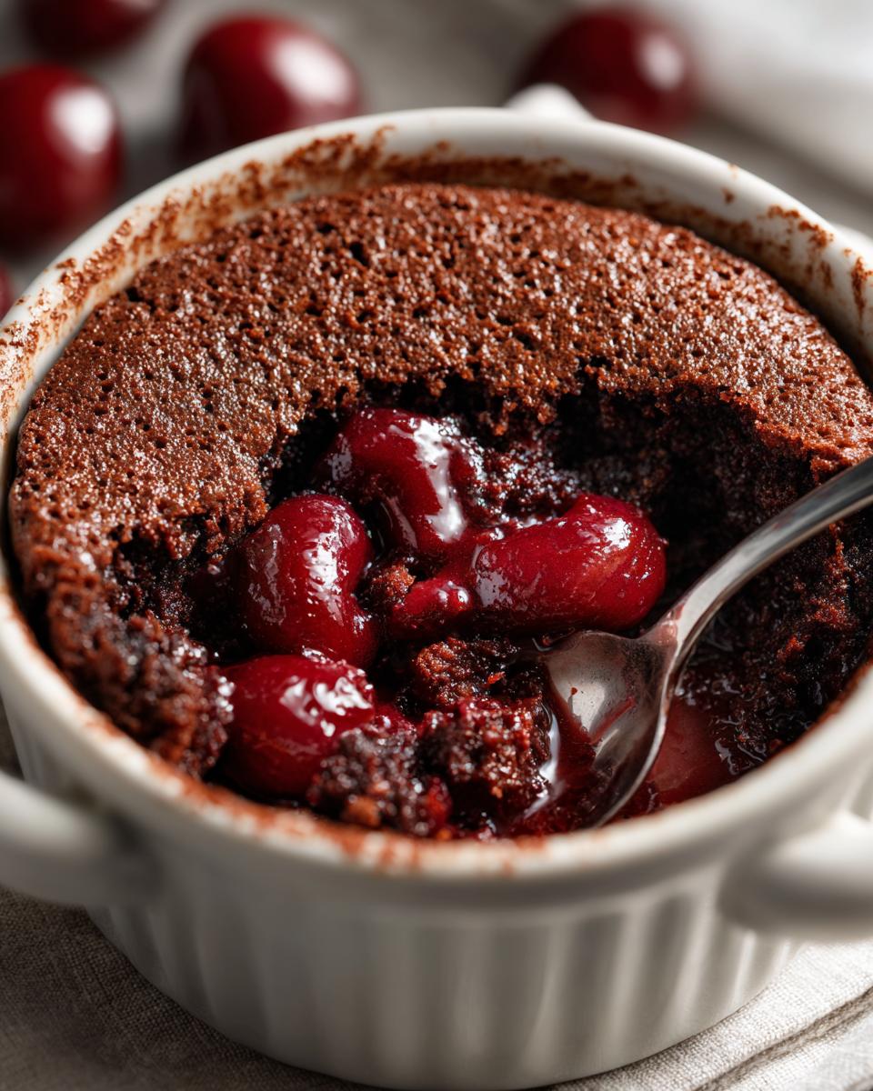 Easy & Delicious 4-Ingredient Chocolate Cobbler! 5 Chocolate Cobbler - detail 2