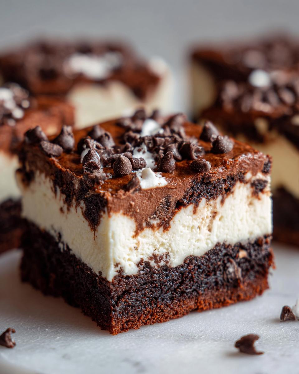 Chocolate Cream Cheese Bars (Slice & Serve Dessert) - detail 1