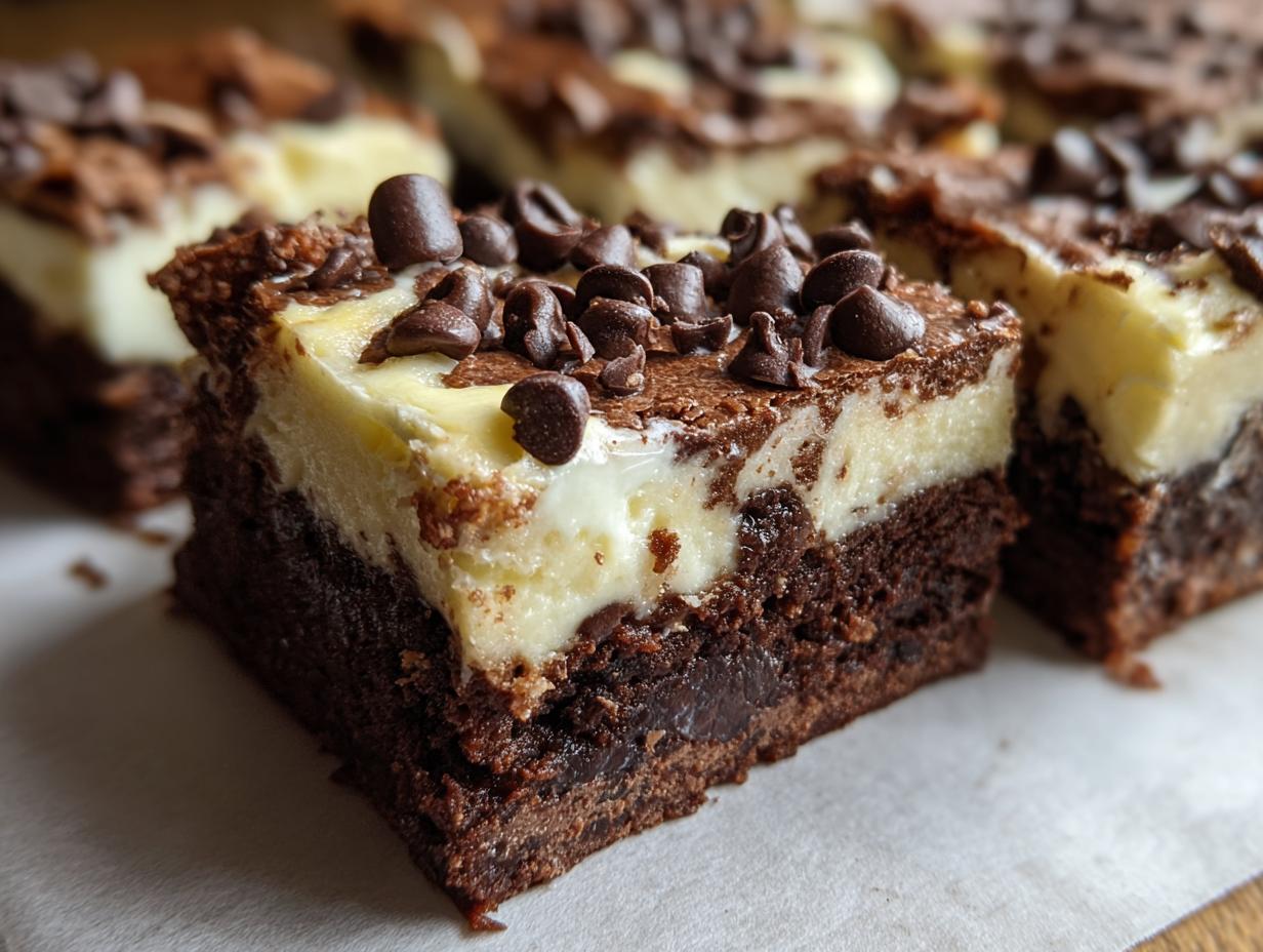 Chocolate Cream Cheese Bars (Slice & Serve Dessert) - detail 2