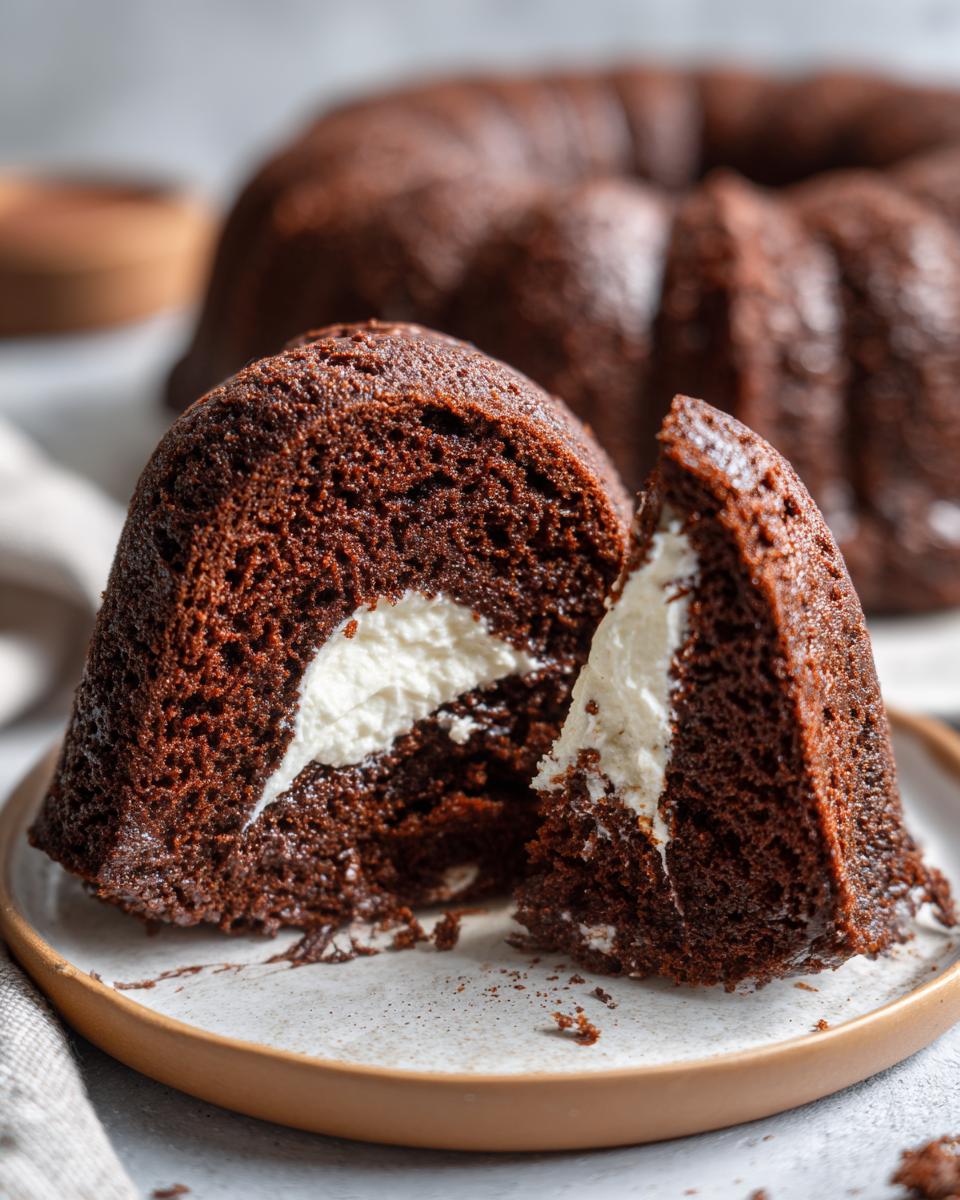 Chocolate Cream Cheese Bundt Cake (Elegant & Easy) - detail 2