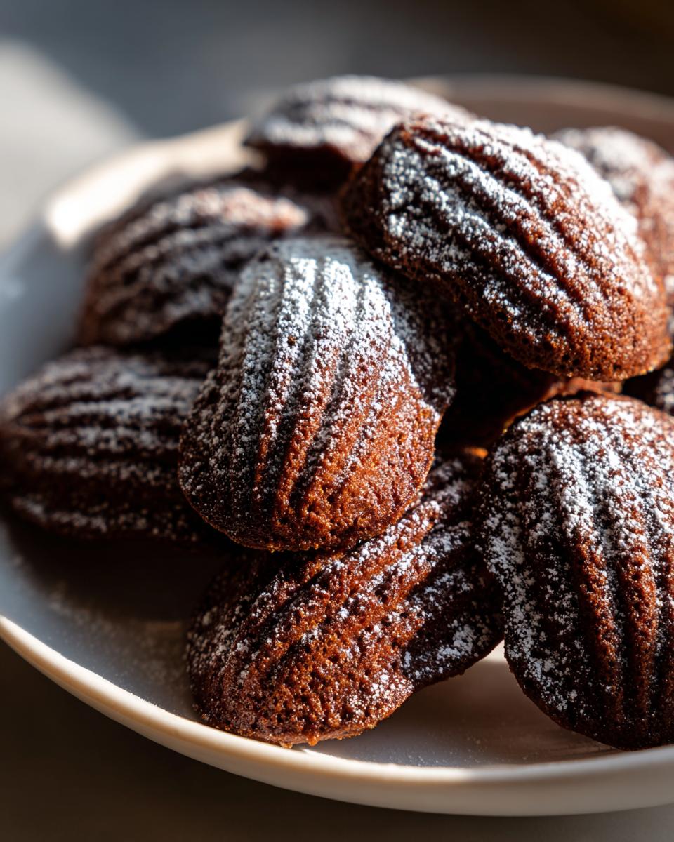 Chocolate Madeleines - detail 1