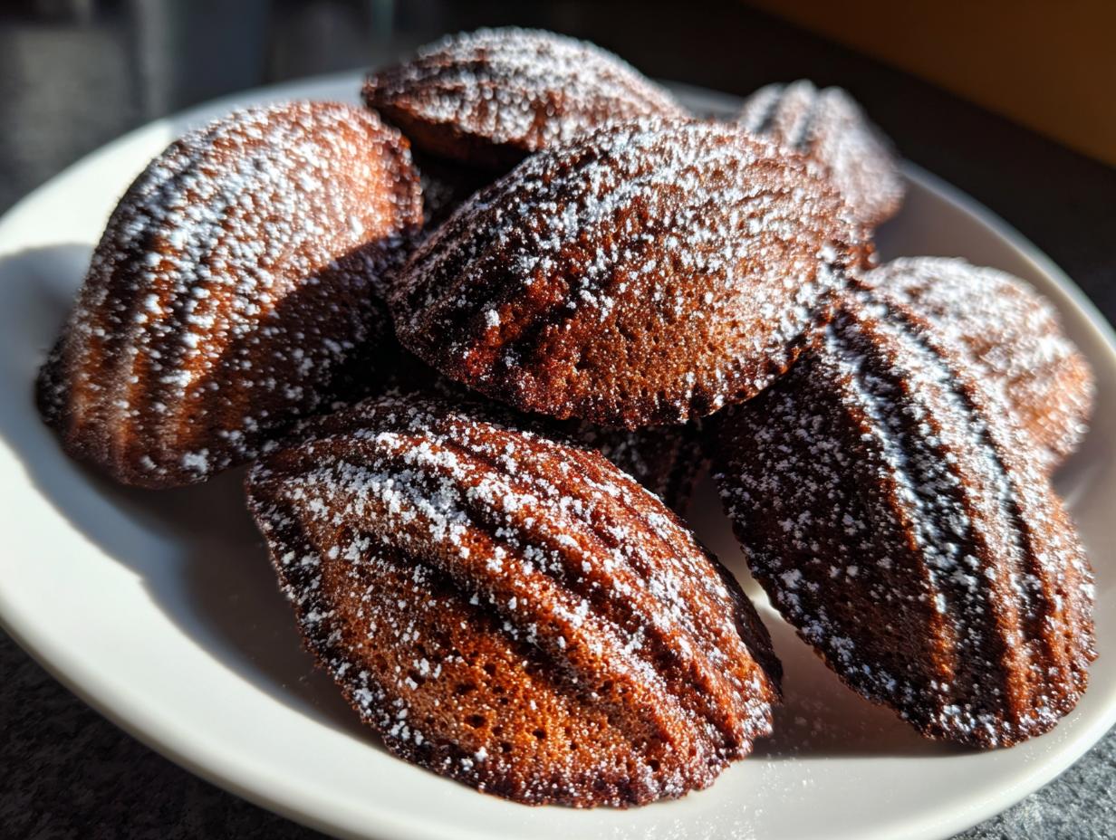 Chocolate Madeleines - detail 2