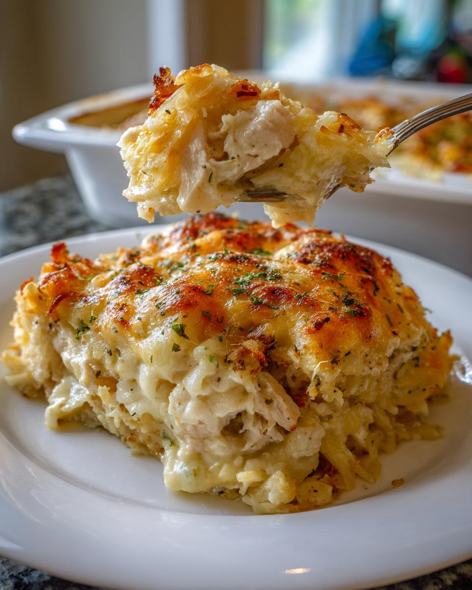 Craving? 1 Creamy Chicken & Hashbrown Casserole Recipe! 4 Creamy Chicken & Hashbrown Casserole (Breakfast-for-Dinner) - detail 1