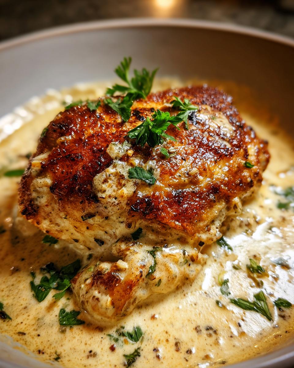 Irresistible! 30-Min Creamy Garlic Chicken Skillet 4 Creamy Garlic Chicken Skillet (No Pasta) - detail 1