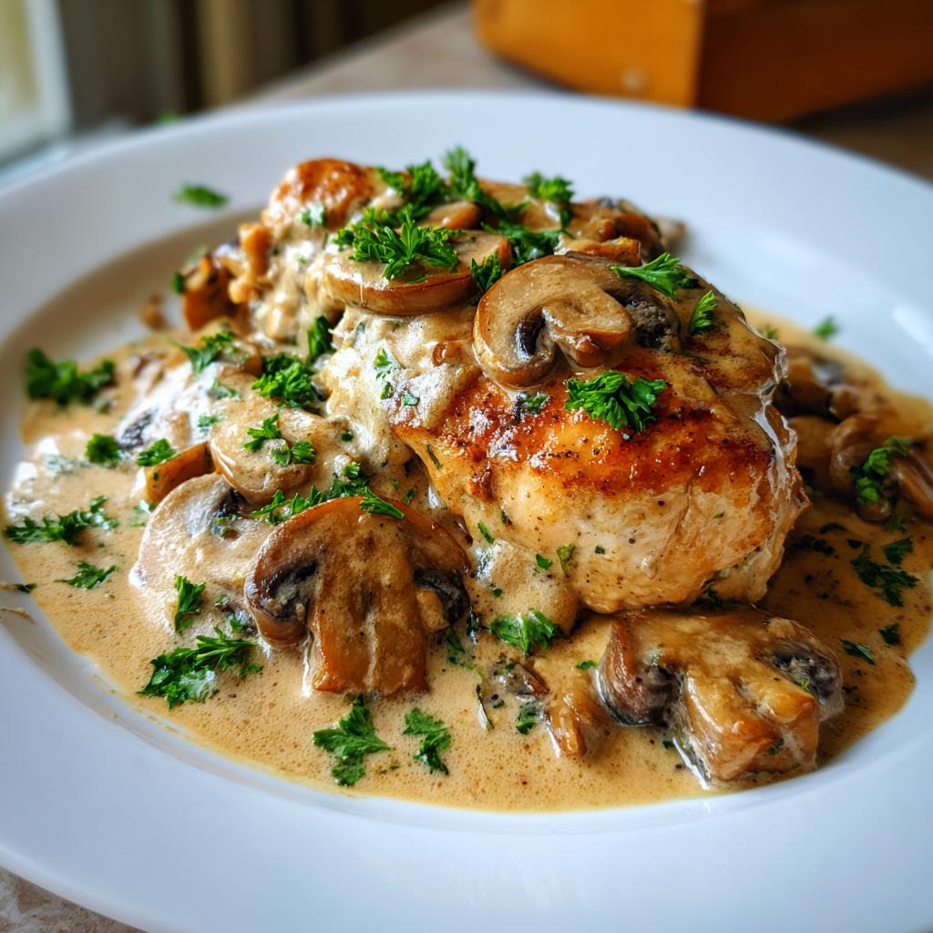 Unbelievable! 30-Min Creamy Mushroom Chicken Skillet 4 Creamy Mushroom Chicken Skillet (Low Effort, High Flavor) - detail 1