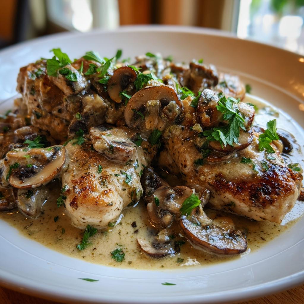 Unbelievable! 30-Min Creamy Mushroom Chicken Skillet 5 Creamy Mushroom Chicken Skillet (Low Effort, High Flavor) - detail 2