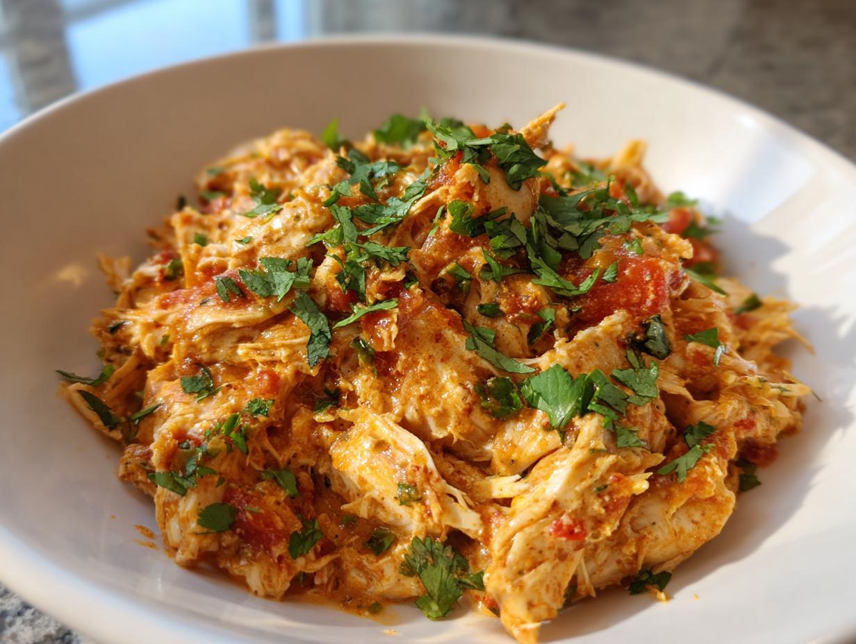 Easy 3-Ingredient Creamy Salsa Chicken Recipe 5 Creamy Salsa Chicken (Slow Cooker or Skillet) - detail 2