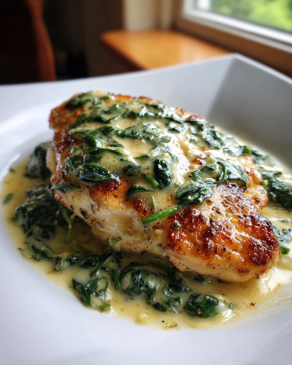 Creamy Spinach Chicken (No Pasta, No Rice) - detail 1