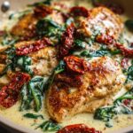 Creamy Tuscan Chicken Skillet (Sun-Dried Tomatoes, No Gnocchi)
