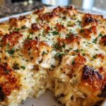 French Onion Chicken Orzo Casserole, One-Dish Delight! 24 French Onion Chicken Orzo Casserole