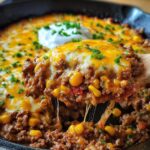 Ground Beef & Corn Skillet with Taco Spices