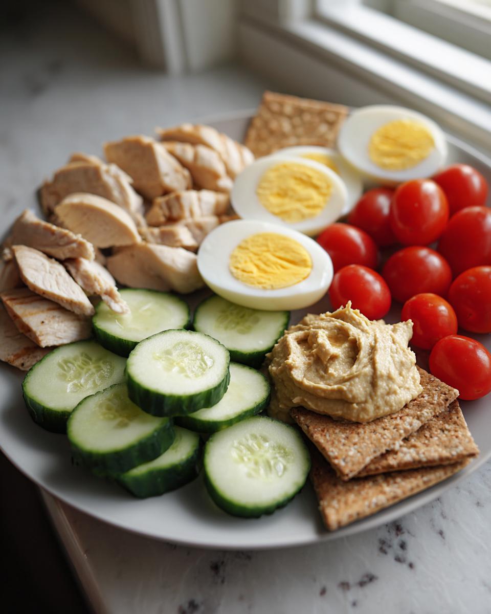 High-Protein Chicken Snack Plates Ready in 10 Minutes! 4 High-Protein Chicken Snack Plates - detail 1
