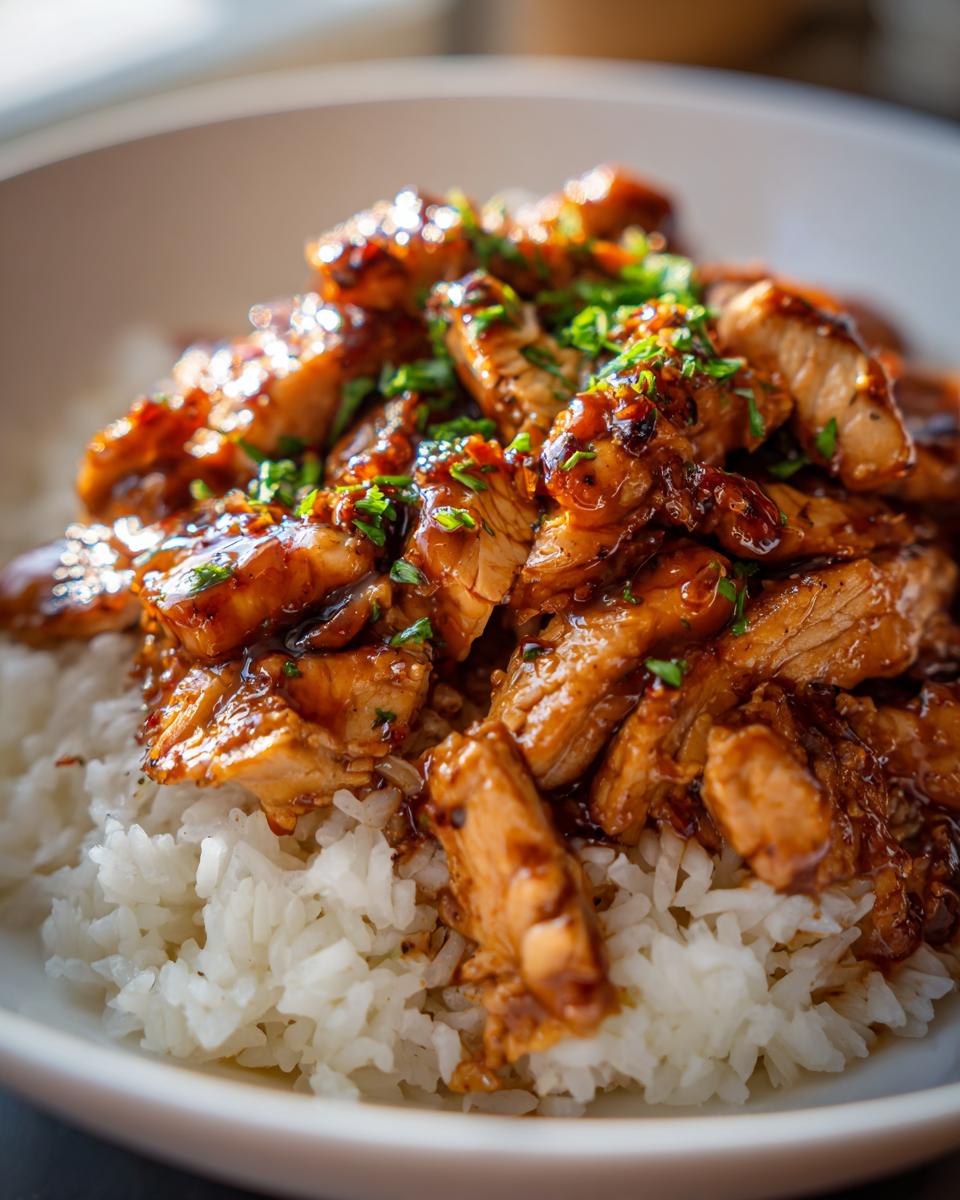 Honey BBQ Chicken Rice - CookTune - detail 2