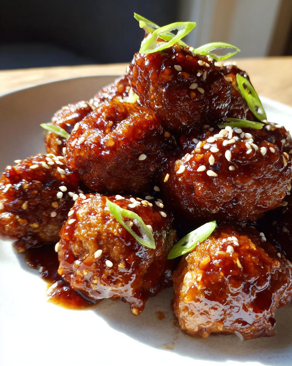 Slow Cooker Honey Garlic Meatballs in 4 Easy Steps! 5 Irresistible Slow Cooker Honey Garlic Meatballs - detail 2