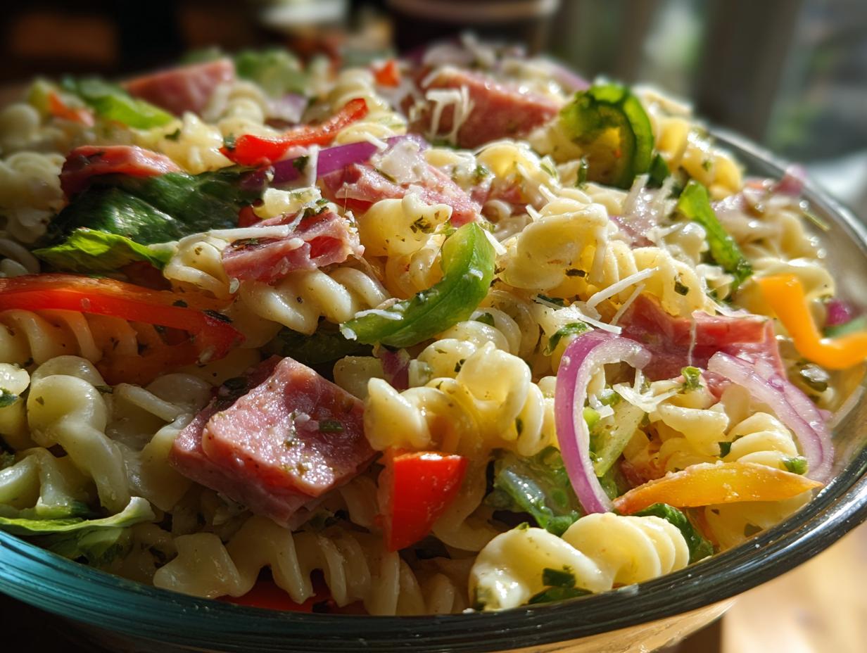 Italian Grinder Pasta Salad - Simply Scratch - detail 2