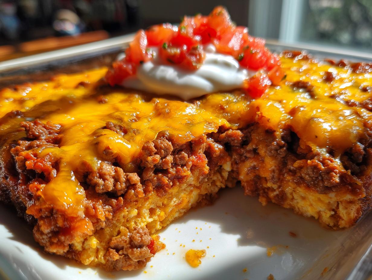 Keto Taco Beef Bake (No Tortillas, No Rice) - detail 2