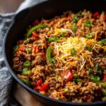 One-Pan Mexican Rice & Ground Beef Skillet (No Pasta)