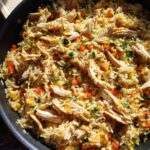 Rotisserie Chicken Rice Skillet