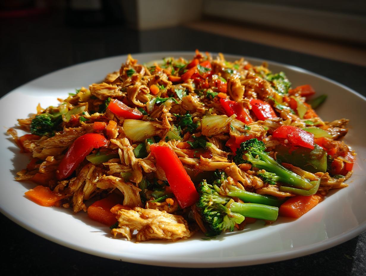 Rotisserie Chicken & Veggie Stir-Fry: 30-Minute Dinner! 4 Rotisserie Chicken & Veggie Stir-Fry - detail 1