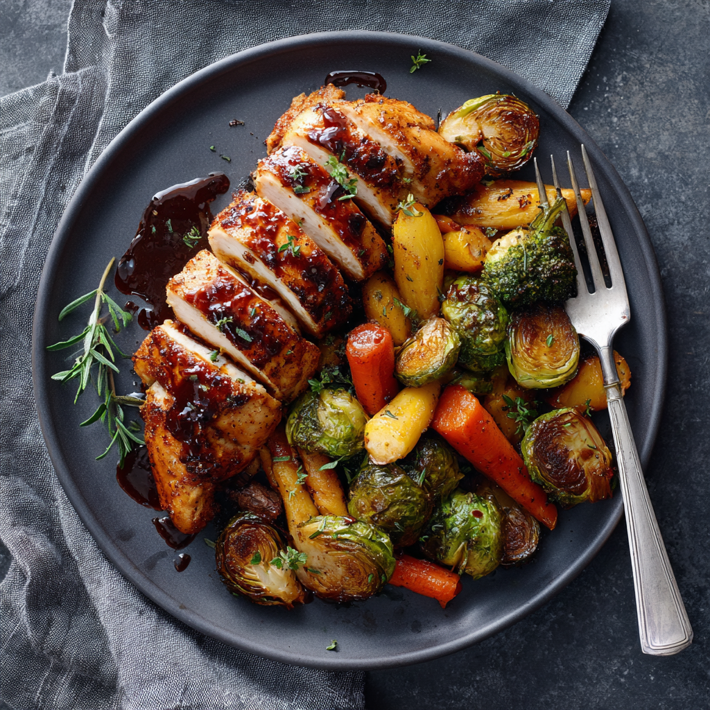 Easy Chicken and Comfort Dinner Recipes: A Complete Guide to One-Pan, One-Pot Family Favorites 4 One pan balsamic chicken dinner