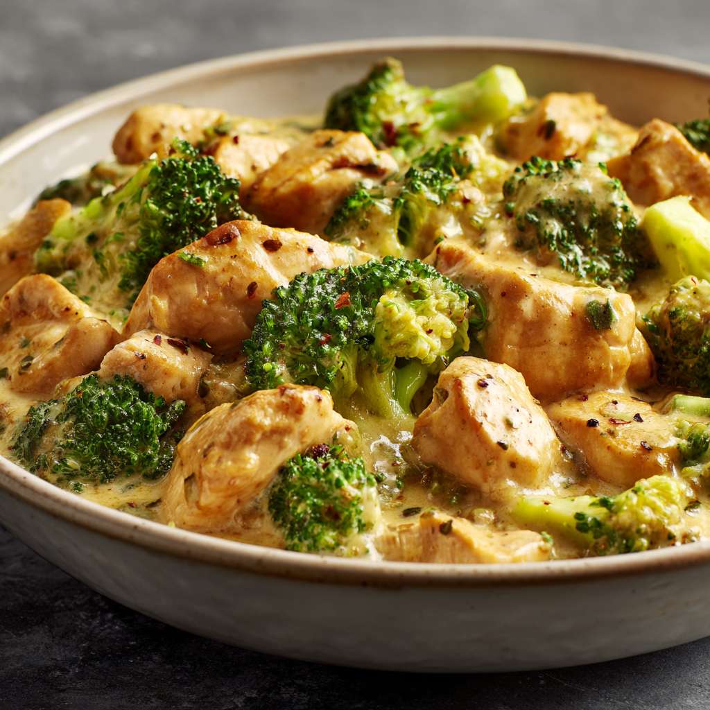 Easy One-Pan & Skillet Dinners: 21 Skillet Chicken, Beef & Keto Recipes 19 Creamy chicken broccoli skillet