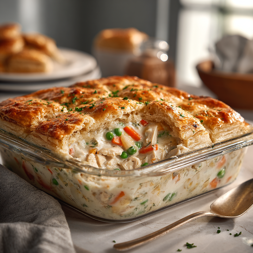 Creamy Chicken Comfort Dinner Recipes pot pie casserole