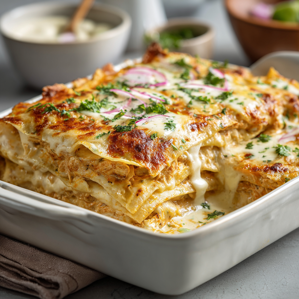 Creamy Chicken Comfort Dinner Recipes enchilada casserole