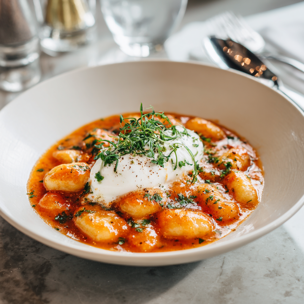 Easy Chicken and Comfort Dinner Recipes: A Complete Guide to One-Pan, One-Pot Family Favorites 2 Creamy tomato gnocchi with burrata