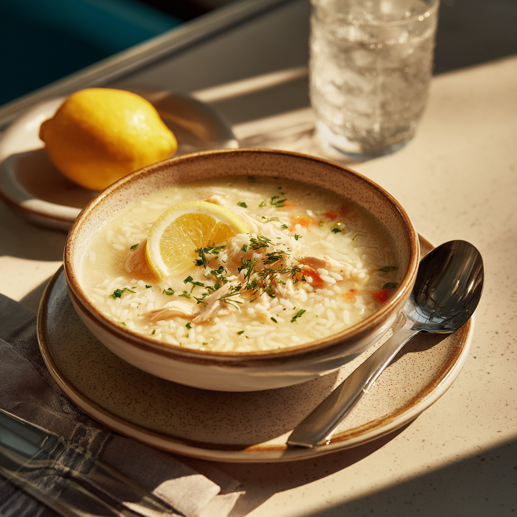 Easy Chicken and Comfort Dinner Recipes: A Complete Guide to One-Pan, One-Pot Family Favorites 16 Greek lemon chicken soup