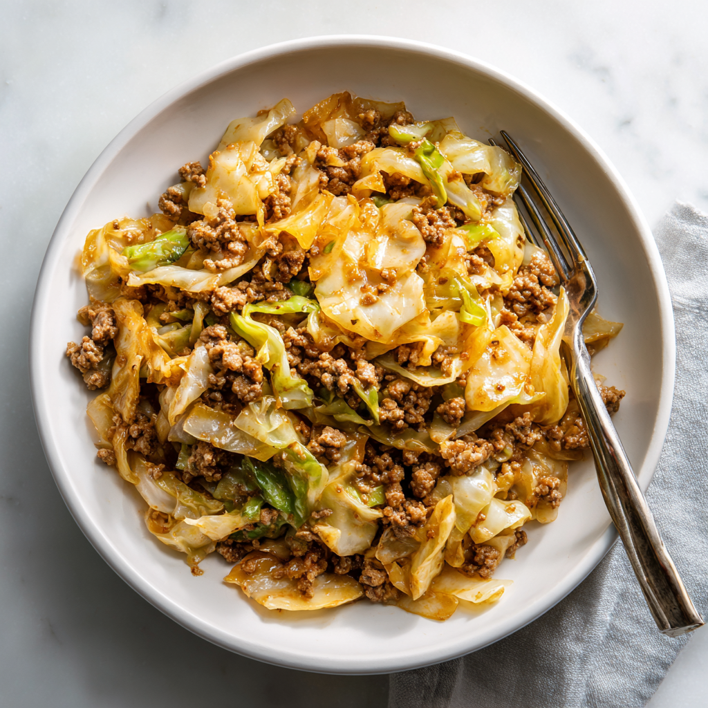 Easy One-Pan & Skillet Dinners: 21 Skillet Chicken, Beef & Keto Recipes 2 Beef and cabbage skillet recipe