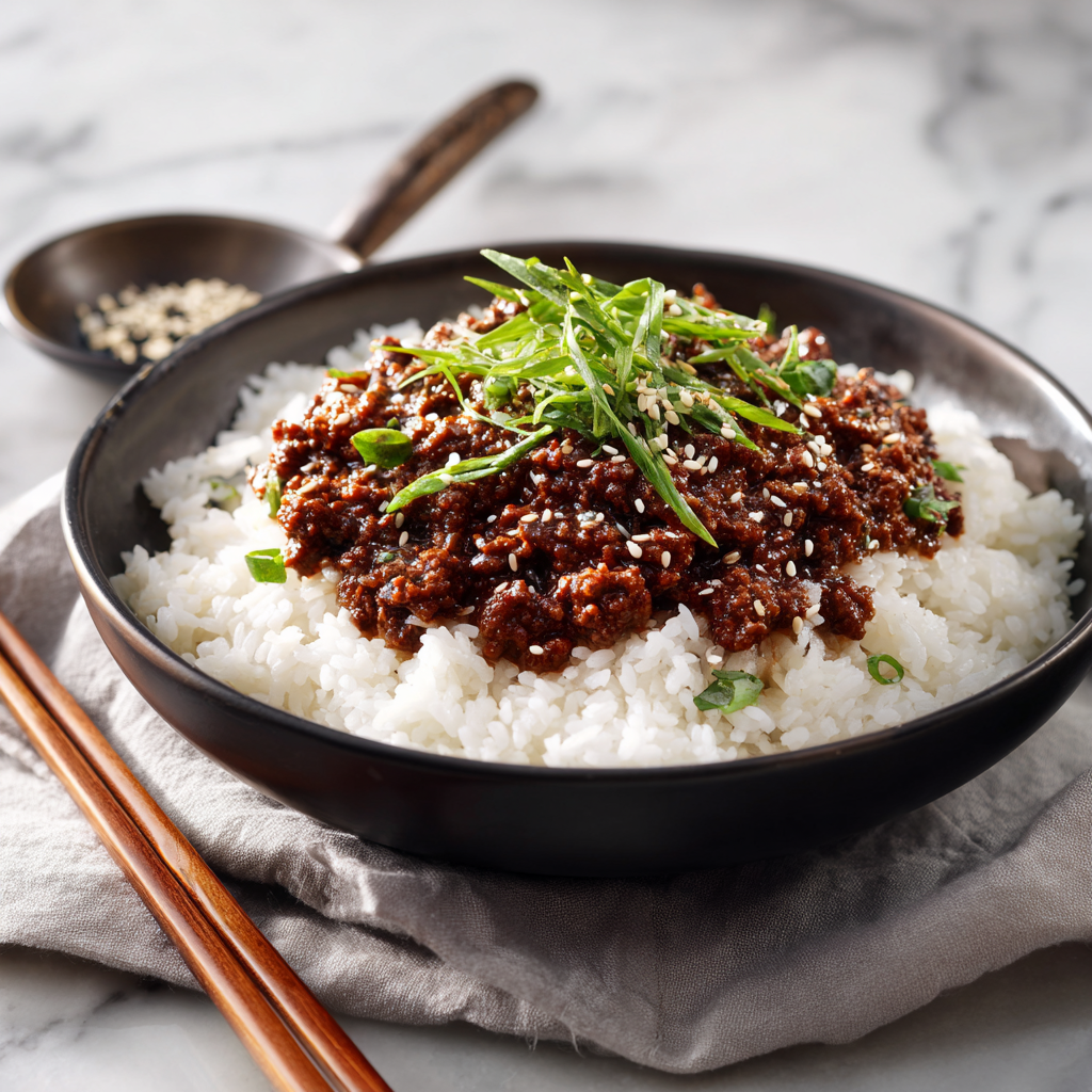Easy Chicken and Comfort Dinner Recipes: A Complete Guide to One-Pan, One-Pot Family Favorites 6 Korean ground beef rice bowl