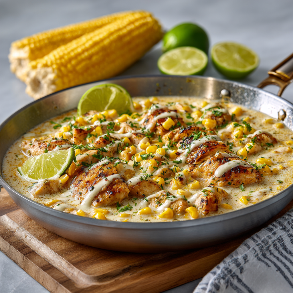 Easy One-Pan & Skillet Dinners: 21 Skillet Chicken, Beef & Keto Recipes 8 Mexican street corn chicken skillet