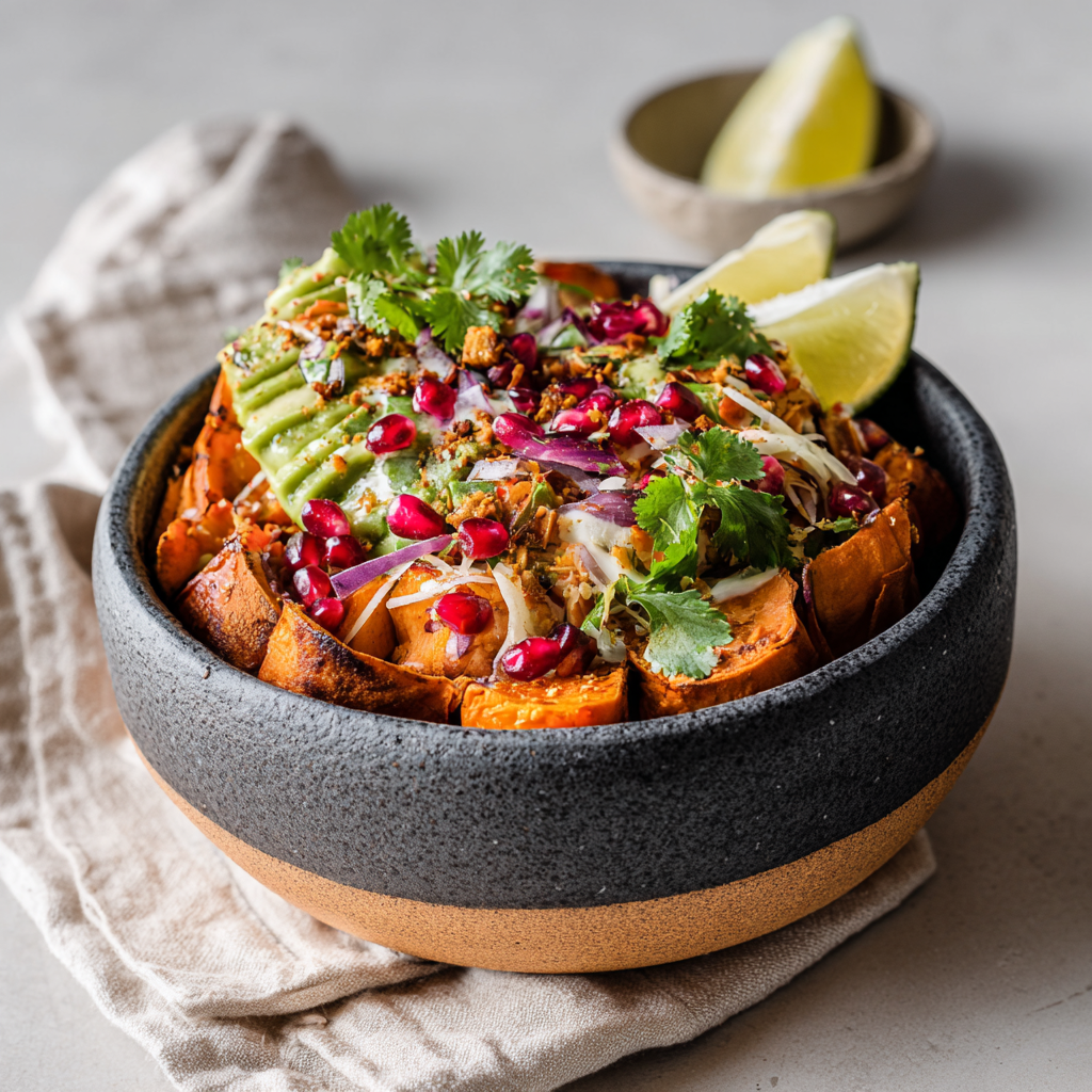 Easy Chicken and Comfort Dinner Recipes: A Complete Guide to One-Pan, One-Pot Family Favorites 20 Sweet potato taco bowl